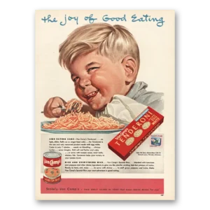 1953 Stokely Van Camp Print Ad | Joy Of Good Eating
