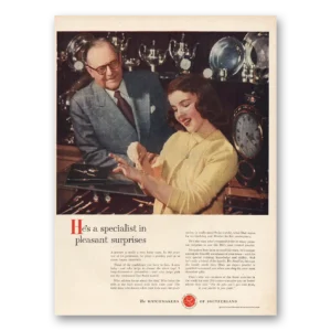1953 Watchmakers of Switzerland Print Ad | Pleasant Surprises