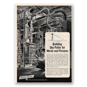 1953 Western Electric Print Ad | Sky Paths