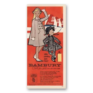 1954 Bambury Fashions Print Ad | Little Travelers