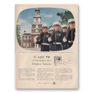 1954 Bell Telephone Print Ad | Transmitted