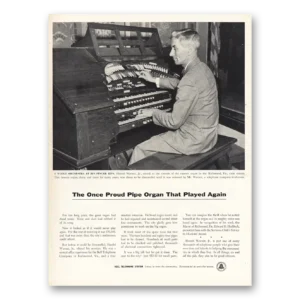 1954 Bell Telephone Print Ad | Once Proud Pipe Organ