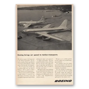 1954 Boeing Print Ad | Tanker Transports