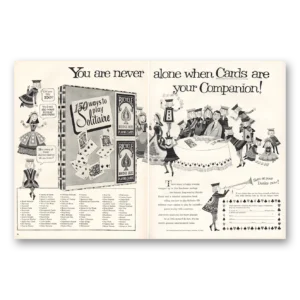 1954 United States Playing Card Print Ad | Companion
