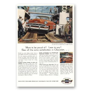 1954 Chevrolet Bel Air Print Ad | Be Proud Of