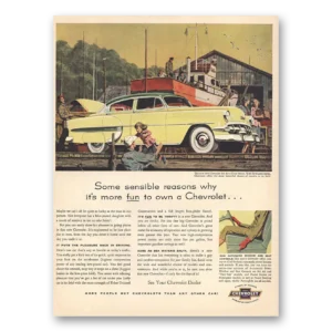 1954 Chevrolet Bel Air Print Ad | Sensible Reasons
