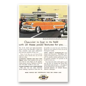 1954 Chevrolet Bel Air Print Ad | First Field
