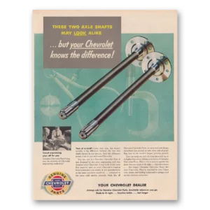 1954 Chevrolet Service Print Ad | Look Alike