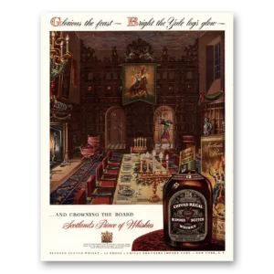 1954 Chivas Regal Print Ad | Glorious Feast