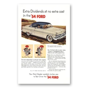 1954 Ford Victoria Print Ad | Crestline Victoria