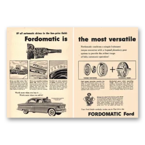 1954 Ford Print Ad | Fordomatic
