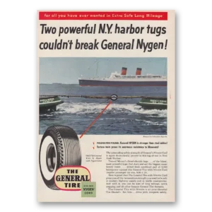1954 General Tire Print Ad | Harbor Tugs
