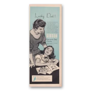 1954 Gibson Cards Print Ad | Fathers Day