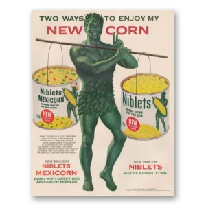 1954 Green Giant Print Ad | Niblets Corn