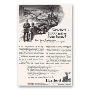 1954 Hartford Insurance Print Ad | Wrecked 2000