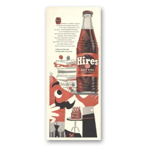 1954 Hires Root Beer Print Ad | Snacktime