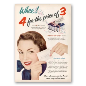 1954 Ivory Soap Print Ad | Whee