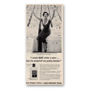 1954 Jergens Lotion Print Ad | Dalzell