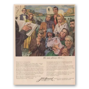 1954 John Hancock Insurance Print Ad | Always There