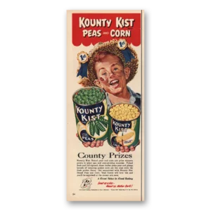 1954 Kounty Kist Print Ad | County Prizes