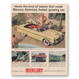 1954 Mercury Print Ad | Kind Beauty