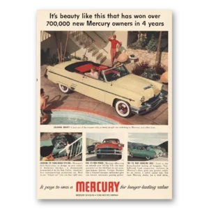 1954 Mercury Print Ad | Beauty Like This