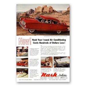 1954 Nash Motors Print Ad | Ambassador