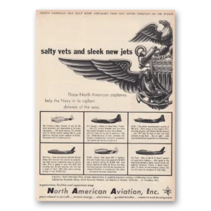 1954 North American Aviation Print Ad | Salty Vets