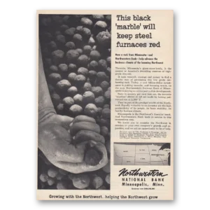 1954 Northwestern National Bank Print Ad | Black Marble