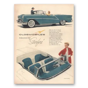 1954 Oldsmobile Starfire Print Ad | Show Car