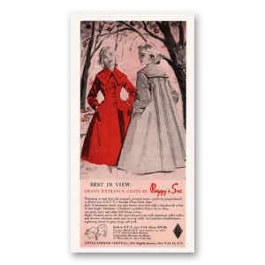 1954 Little Empress Coats Print Ad | Peggy N Sue