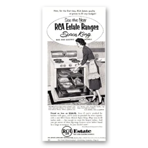 1954 RCA Estate Ranges Print Ad | Space King