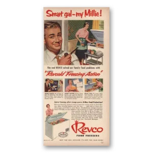 1954 Revco Freezers Print Ad | My Millie
