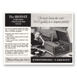 1954 Stromberg Carlson Radios Print Ad | Hi Fi Et