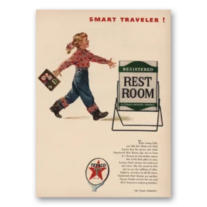 1954 Texaco Print Ad | Smart Traveler