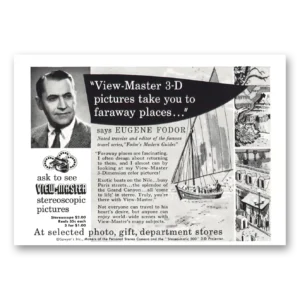 1954 View Master Print Ad | Eugene Fodor