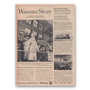1954 Employers Insurance of Wausau Print Ad | Wausau Story