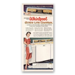 1954 Whirlpool Washer Print Ad | Guide Lite