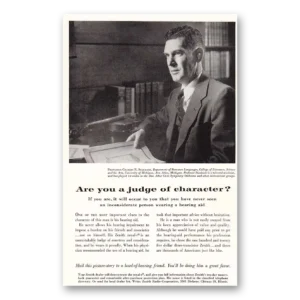 1954 Zenith Hearing Aid Print Ad | Royal T