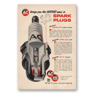 1955 AC Spark Plugs Print Ad | Hottest News