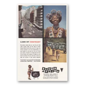1955 South Africa Print Ad | Kruger National Park