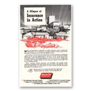 1955 America Fore Insurance Print Ad | Glimpse Insurance
