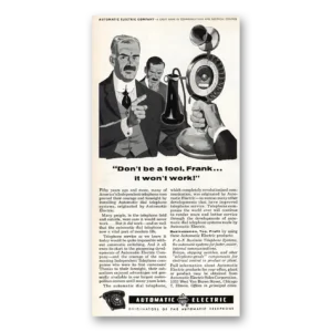 1955 Automatic Electric Print Ad | Fool Frank