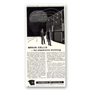 1955 Automatic Electric Print Ad | Electronic Thinking