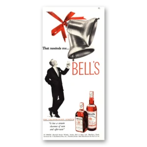 1955 Bells Whisky Print Ad | Reminds Me