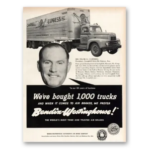 1955 Bendix Westinghouse Print Ad | Campbell Express