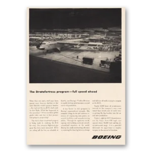 1955 Boeing Print Ad | Stratofortress Program