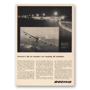 1955 Boeing Print Ad | Big Jet Bombers