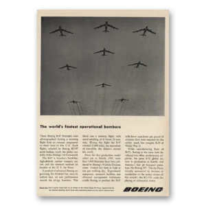 1955 Boeing Print Ad | Operational Bombers
