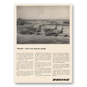 1955 Boeing Print Ad | Stretch Built Into
